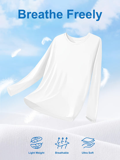 5pcs Women's Quick-drying And Breathable Long-sleeved T-shirt Set, Basic Base Layer for Training, Moisture-wicking, Women's S Tops, Suitable for Casual Attire.