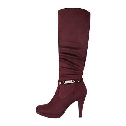Women's High Heels Over The Knee Boots Thigh High Pointed Toe Stiletto Long Fall Sexy Boots Various Occasions Suitable for party, dance, shopping Casual Fashion Booties