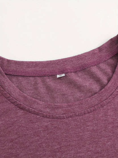 Women' S Casual Short Sleeve Top, Comfortable Fit, Sisters Dress, Necessary for Outdoor Travel, Women's Tshirt, Spring and Summer Tshirt