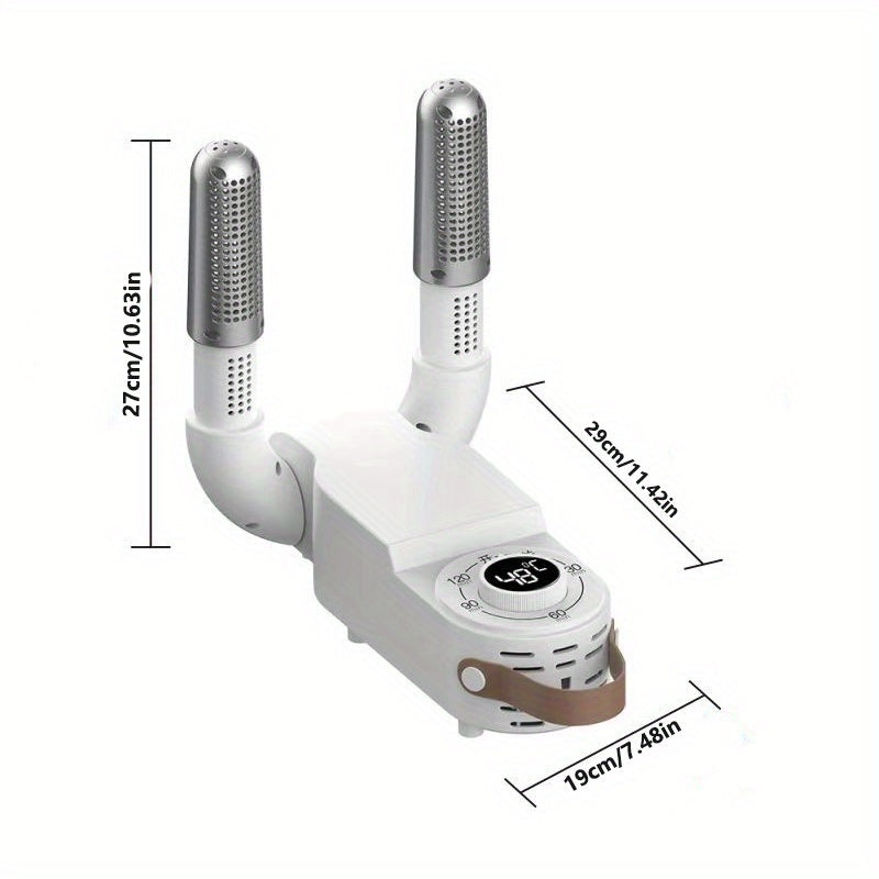 1pc Electric Boot Warmer, Electric Shoe Dryer, Multifunctional Shoe Dryer, High-power Dryer, Intelligent Constant-temperature Quick Drying, Universal for Many Shoes, No Injury to Shoes, Flexible Folding Telescopic Shoe Dryer.
