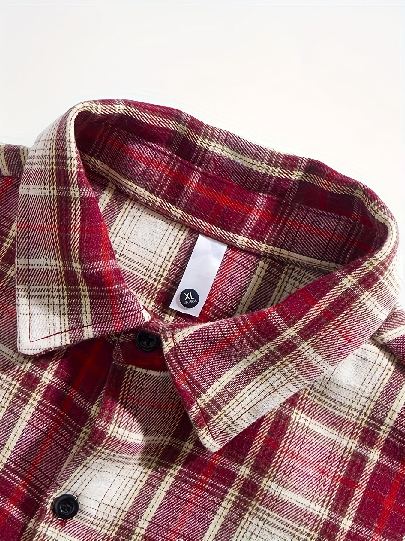 Red+Black+Yellow Rayon Shirt - product view 10