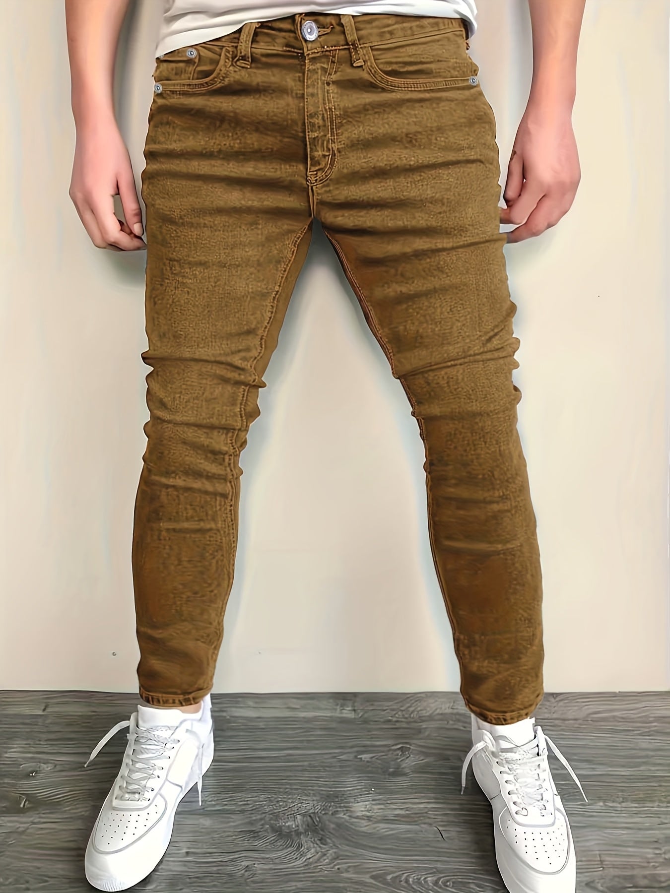 3pcs - Fashionable Men's Slim Jeans - Stretch Jeans for Men - Classic And Versatile for All Seasons