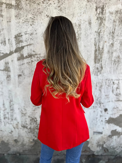 A Stylish Women'S Blazer with a Easy European Design, Featuring a Leopard Print Lining, Faux Pocket Design, Comfortable Fabric, And an Elegant Look, Making It a Must-Have for Daily Commutes