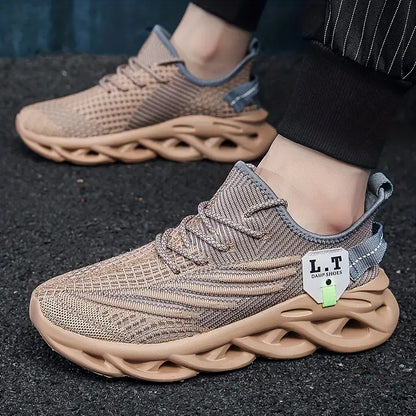 Men's Lightweight Breathable Sneakers - Non-Slip Sneakers Suitable for Running, Walking, Training & Gym - Low-Top - Sports Shoes with Cushioning & Neutral Arch (LT2206) - Ideal for, Casual Wear