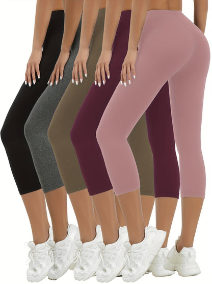 Women's 5 Black Polyester Pants - product view 12