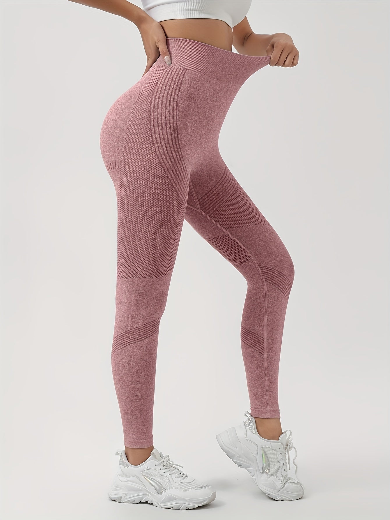 5 Pack Super Soft Leggings For Women - High Waisted Tummy Control No See Through Workout Yoga Running Pants Leggings -  Polyester & Spandex Blend - Suitable for Yoga, Running, & Workouts - Perfect Gift for Fitness Enthusiasts