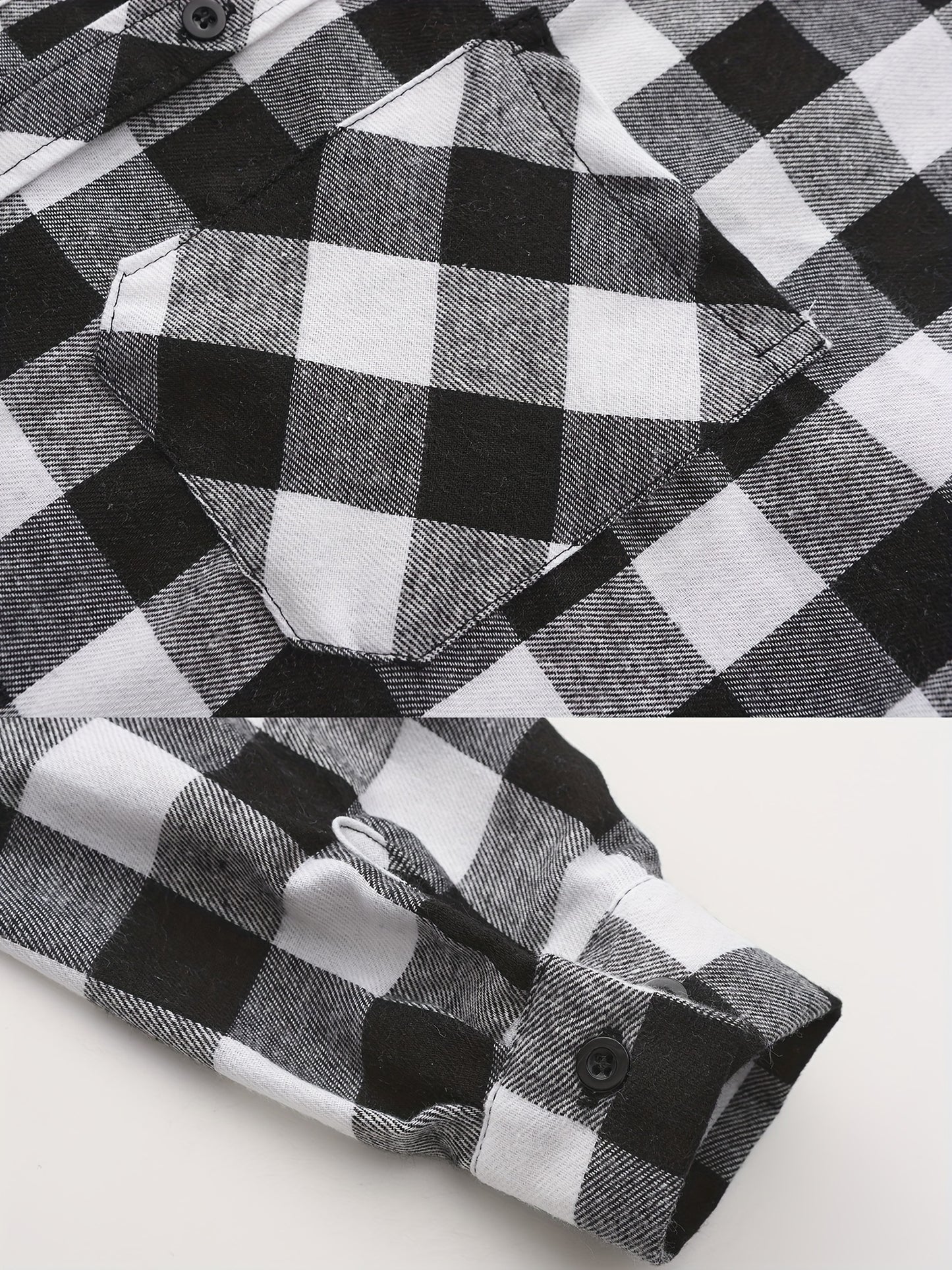 3 Pack Flannel Shirt for Men Long Sleeve Plaid Hoodie Shirt Casual Button Shirt Hooded Fall Jacket with Pocket