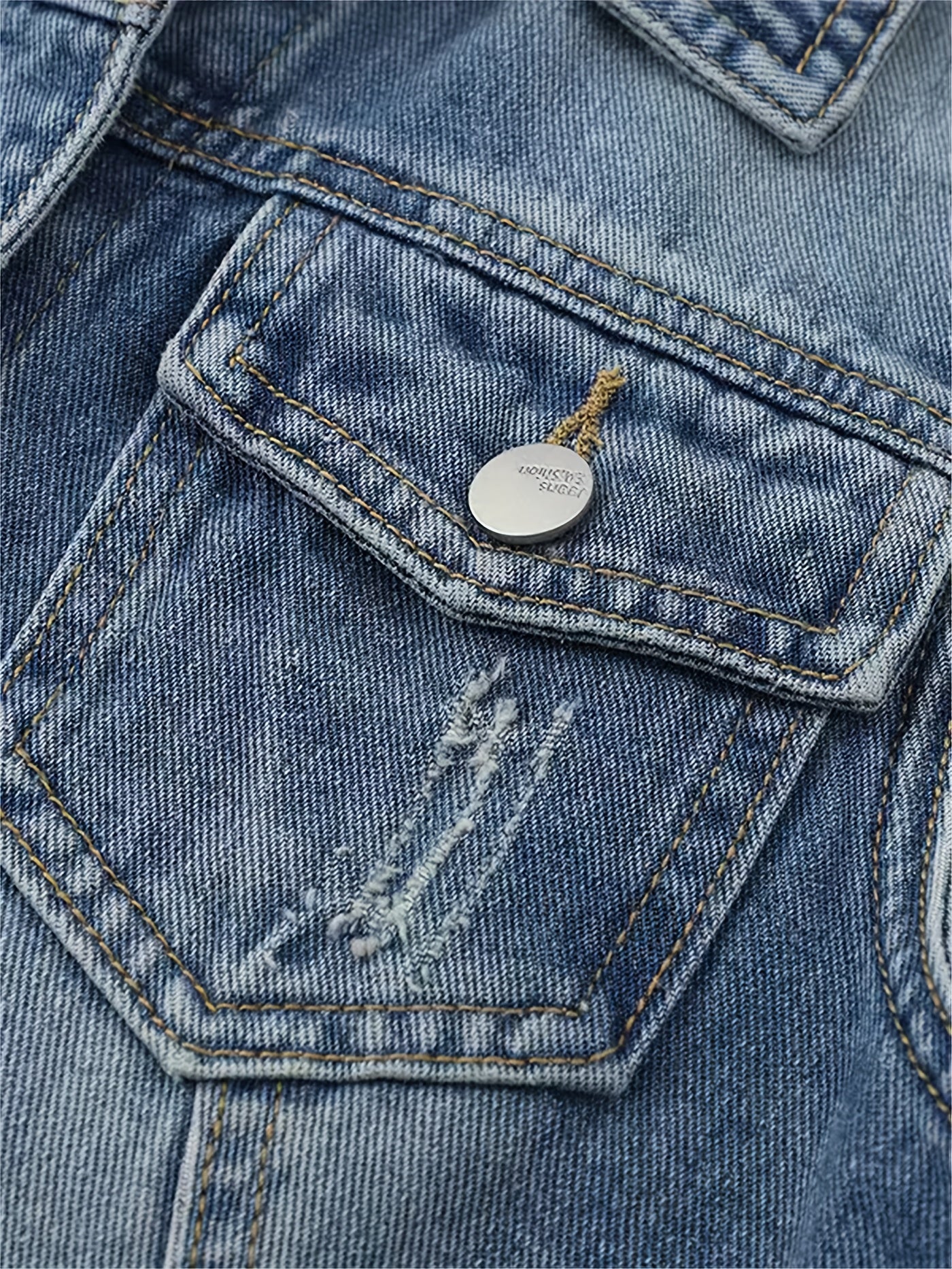 Oversized Women'S Denim Vest, Casual Jacket for Spring And Autumn Seasons