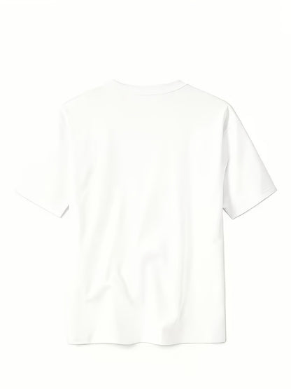Men's Graphic T-Shirt - Round Neck Short Sleeve Streetwear Style 314085