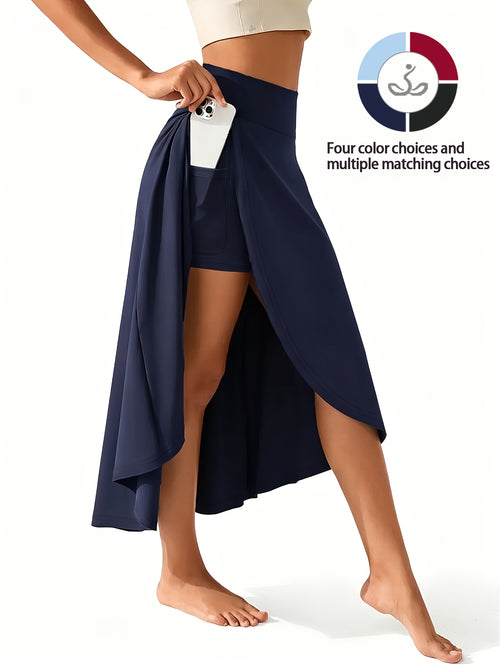 Women's Burgundy Polyester High-Waist Shorts - product view 1