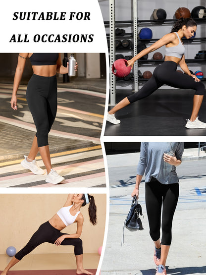 Women's 5 Black Polyester Pants - product view 8