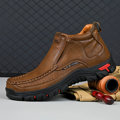 Men's Walking Shoes - Breathable Comfort & Cushioned Support