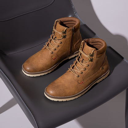 Men's Chukka Boots Motorcycle Casual Hiking Boot for Men