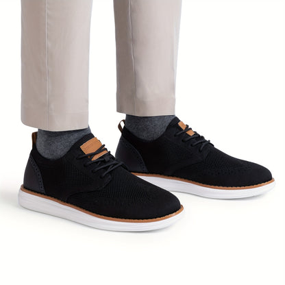 Bruno Marc Men's Craft Mesh Oxfords Sneakers Casual Dress Lace-Up Lightweight Walking Shoes