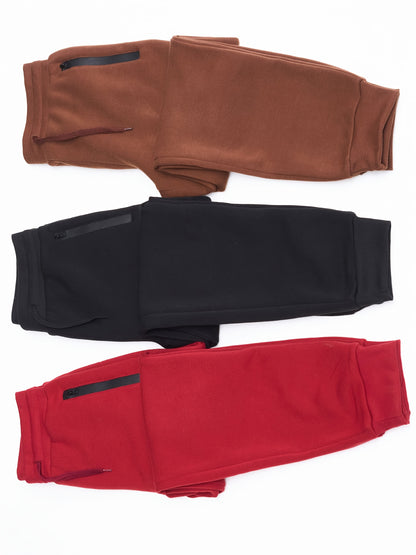 3Pk Boys Sweatpants Athletic Workout Kids Clothes Boys Joggers Pants with Zipper Pocket And Drawstring Size 4-20, Perfect for Outdoor