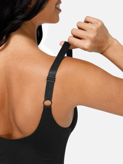 Shapewear Bodysuits for Women Tummy Control Body Suits Deep V Neck Corset Body Shaper Tops