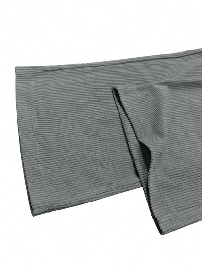 Women's Khaki Polyester Pants - product view 38