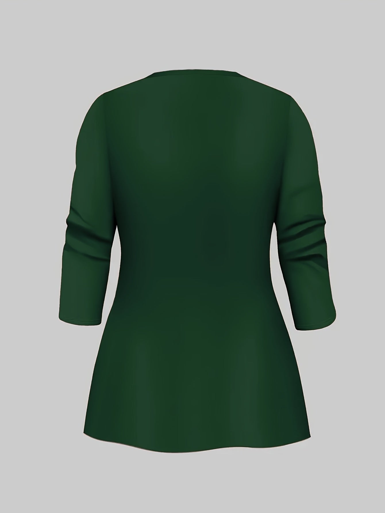 Women'S Retro Irregular Hem Three-Quarter Sleeve Cardigan + Black Camisole and Plaid Bodycon Skirt Three-Piece Set - Spring/Autumn Commuter and Party Outfit
