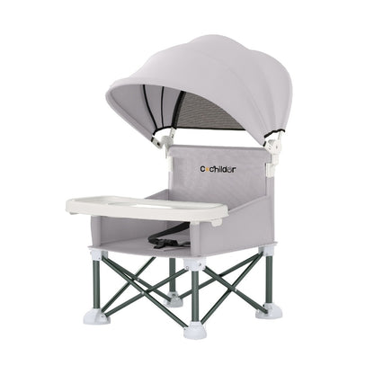 Portable Baby Booster Seat - Detachable Feeding Tray