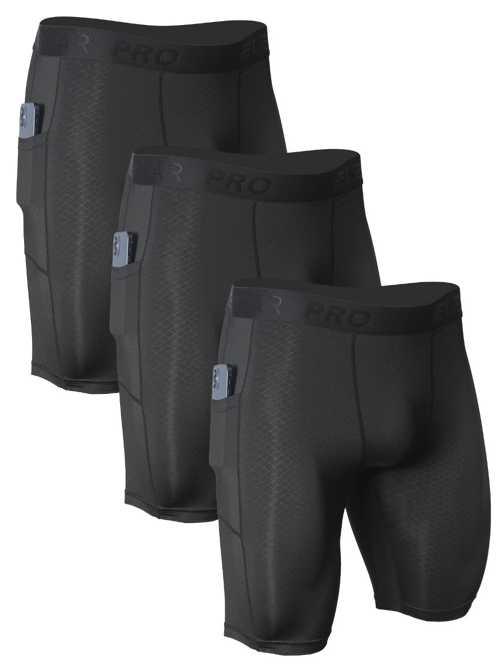 Men's Boxer Briefs - Moisture Wicking 3 Pack