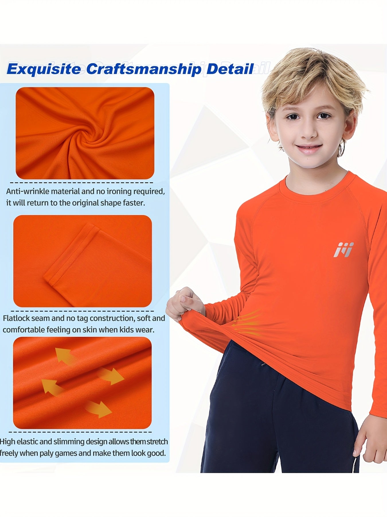 2pcs/Set Boys And Teenagers Round Neck Suit Quick Dry Fishing Running Swimming Polyester Clothes Two-Piece Basic Style Boys Clothes for Summer Outdoor Activities, for Outdoor