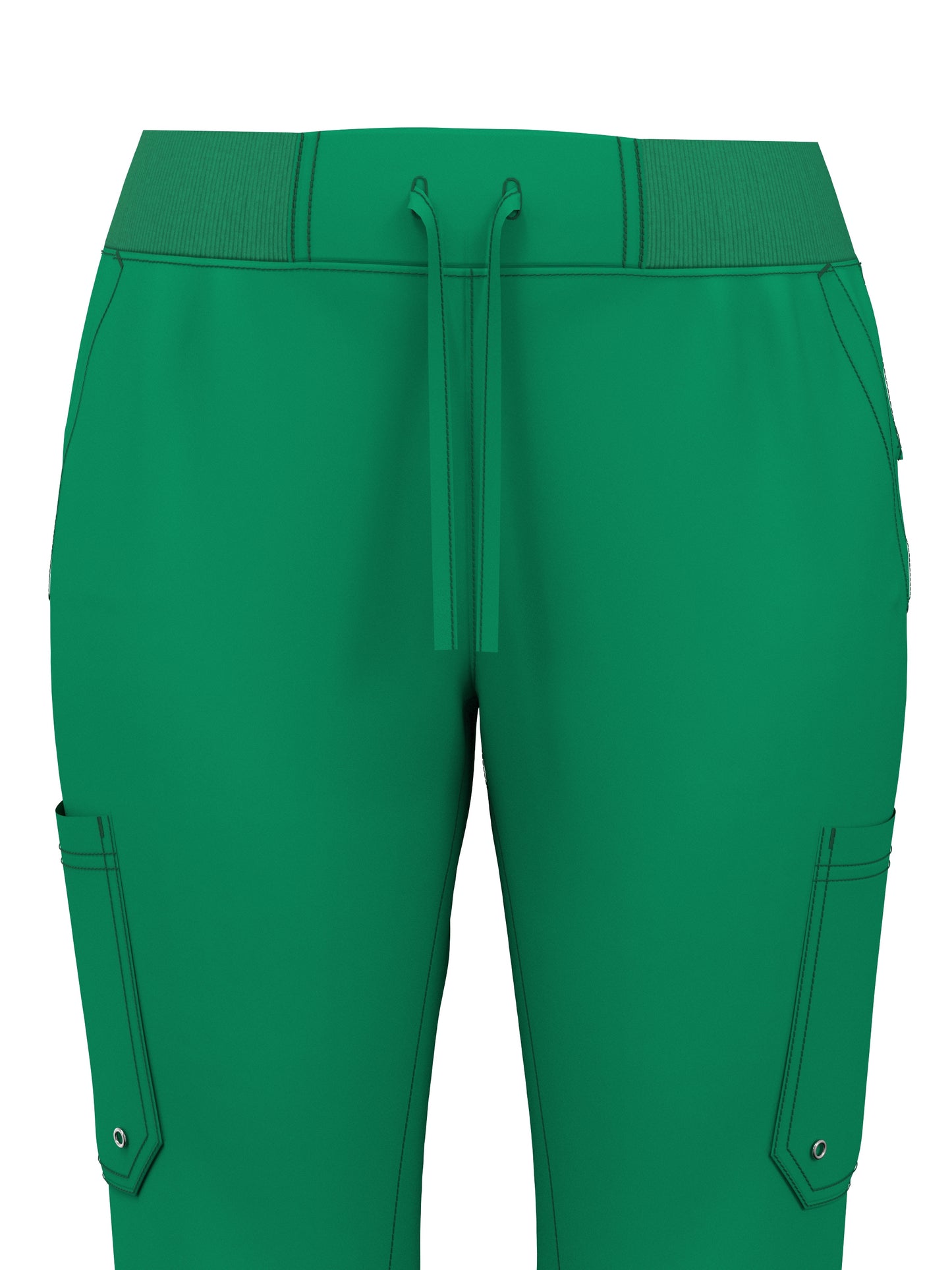 Scrub Pants for Women Jogger Pants with 5 Pockets Rib Waistaband Light Ultra Soft 4 Way Stretch 423