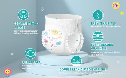 Baby Pull-Up Diapers - 64-68 Count