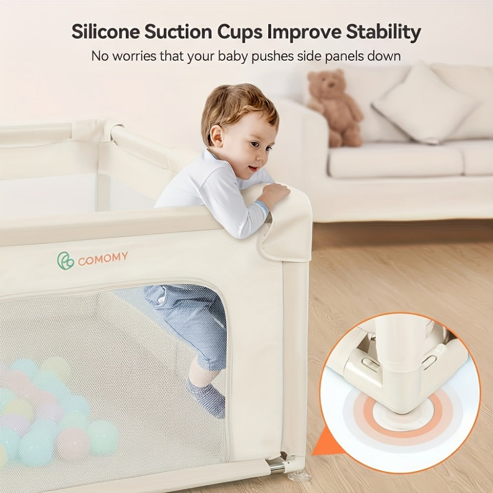 Baby Playpen - Breathable Soft Large 71inch