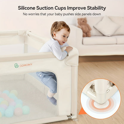 Baby Playpen - Breathable Soft Large 71inch