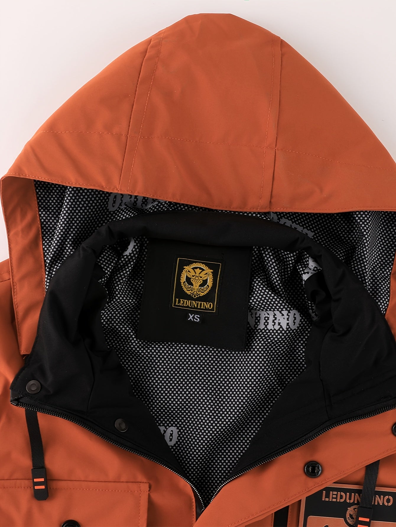 Men's Fashion New Jacket Men's Spring Autumn Thin Casual Multi-Pocket Outdoor Windbreaker Stitching Color Jacket Jacket Men's Removable Hat Windproof Outdoor Jacket Male