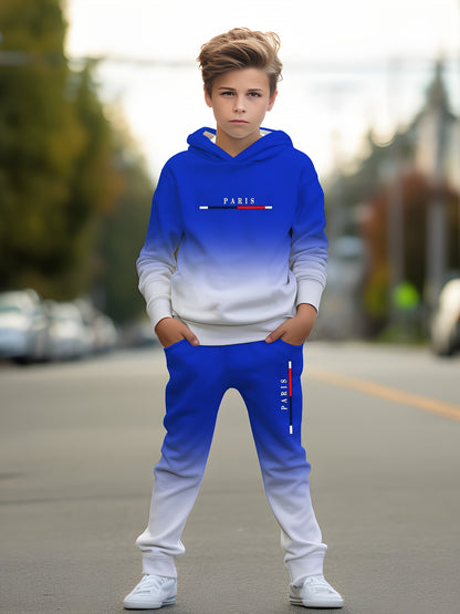 Random Sent .Boys 3D Print Hoodie Set Hoodie Pant Pocket Set, for Outdoor