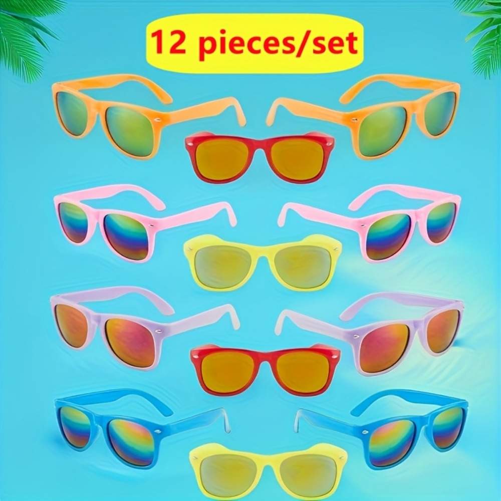 Kids Neon Party Favor Sunglasses - Colorful Bulk Birthday Style