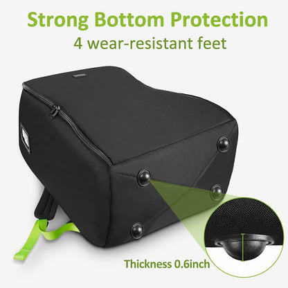 Padded Stroller Bag for Airplane Travel Fits for UPPA MINU, MINU V2/V3, Nuna TRVL, Gate Check Stroller Bag with Large Inner Mesh Pocket, Sturdy Stroller Storage Backpack for Accessories
