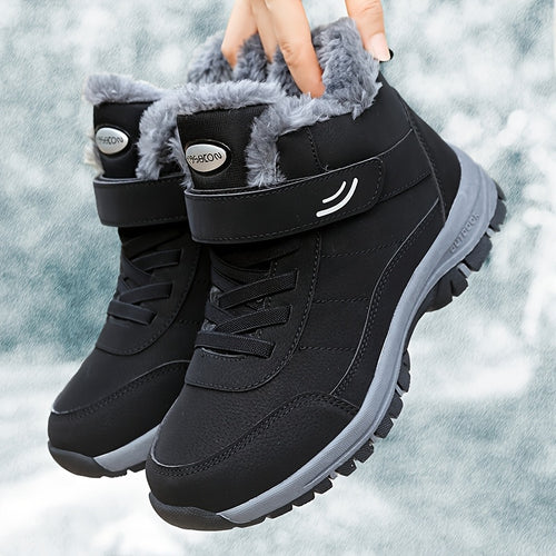 Women's Snow Boots - Warm Faux Fur Lined, High Quality Ankle Booties for Winter Outdoor Sports, Casual Walking Travel Shoes with Round Toe, Microfiber Upper, Fabric Lining, TPR Sole, And EVA Insole - for Women - Suitable for Winter