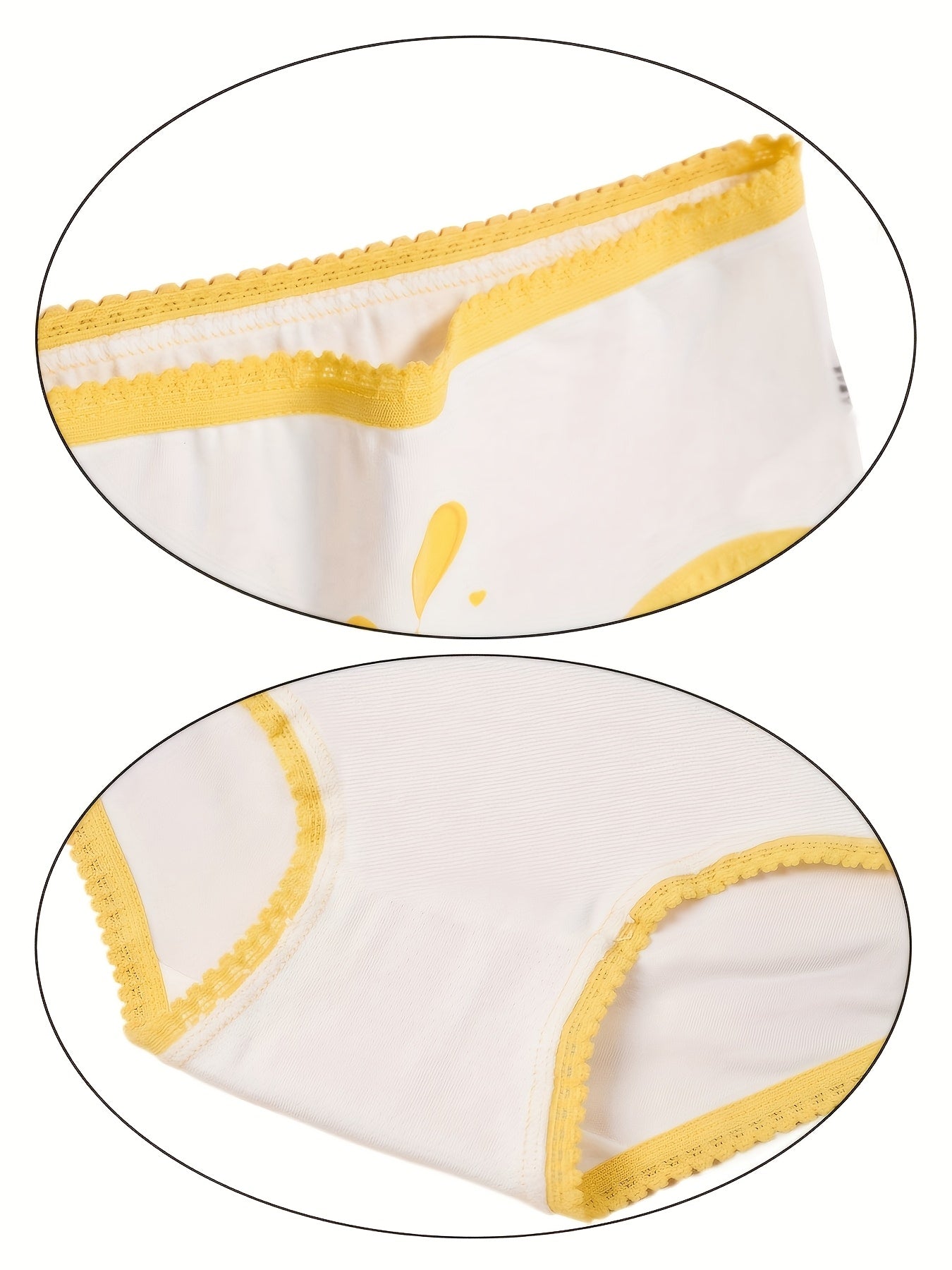 12-pc Girls Cartoon Print Sports Underpants | Soft, Breathable, Stretch Fabric, Short Length, Casual & Athletic Briefs For Daily Wear, Parties, Outings, Training & Hiking