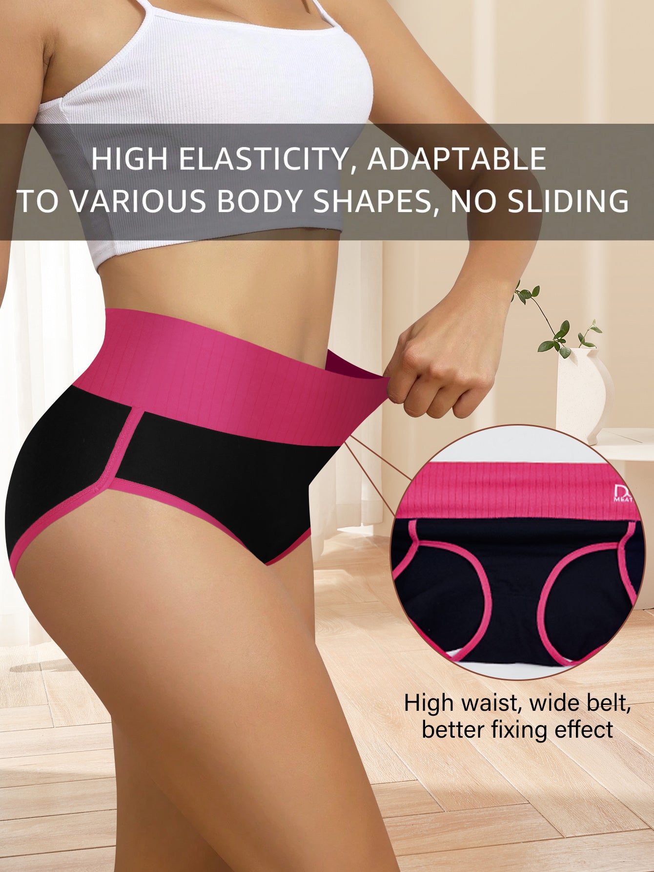 Women's Mixed colors High-Waist Underwear - product view 10