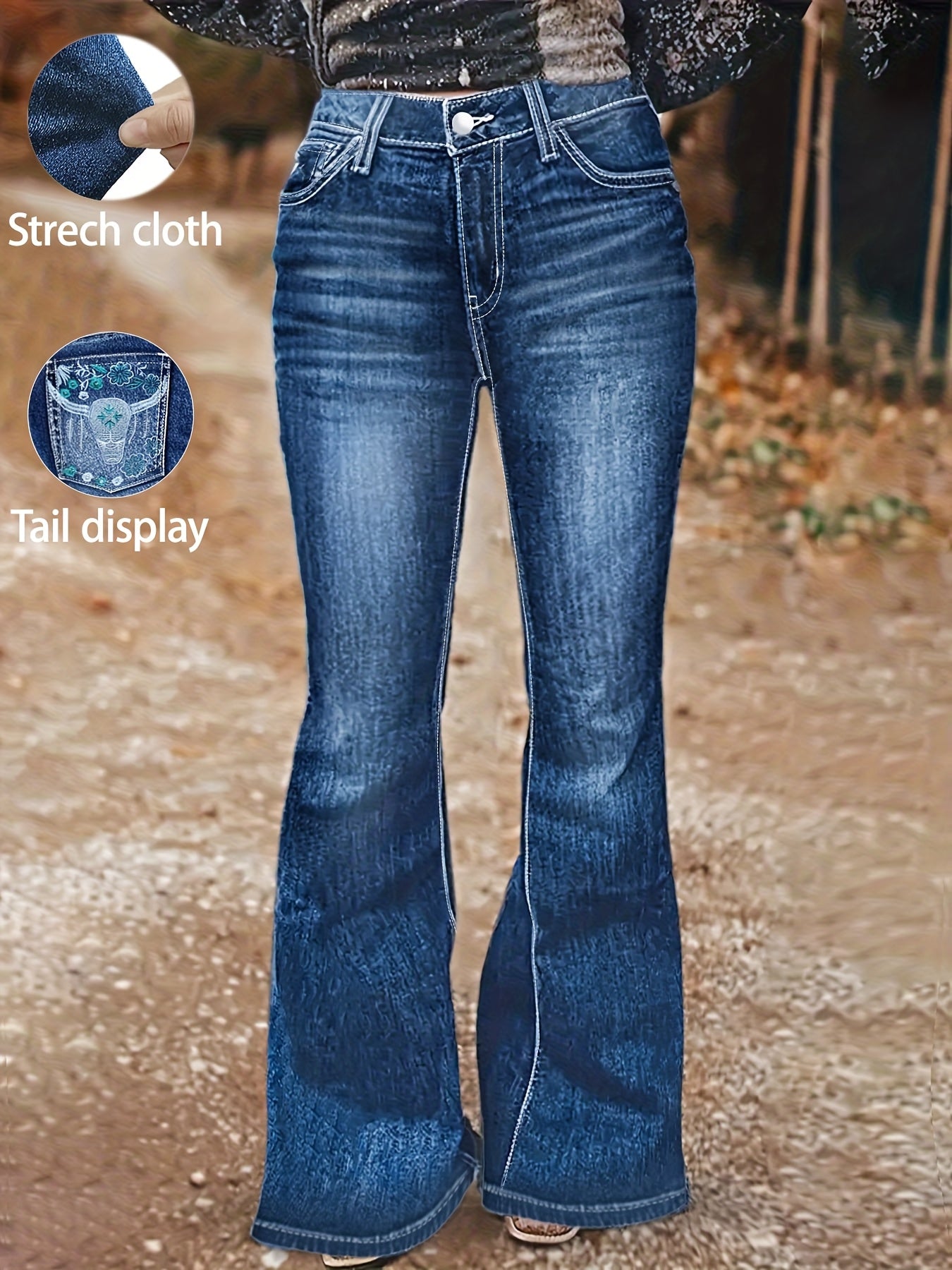 Black High-Waist Jeans - product view 27