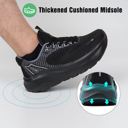 Mens Wide Toe Box Shoes Wide Sneakers Athletic Tennis Wide Shoes Gym Workout Cross Training Running Shoes Zero Drop Platform Sneakers