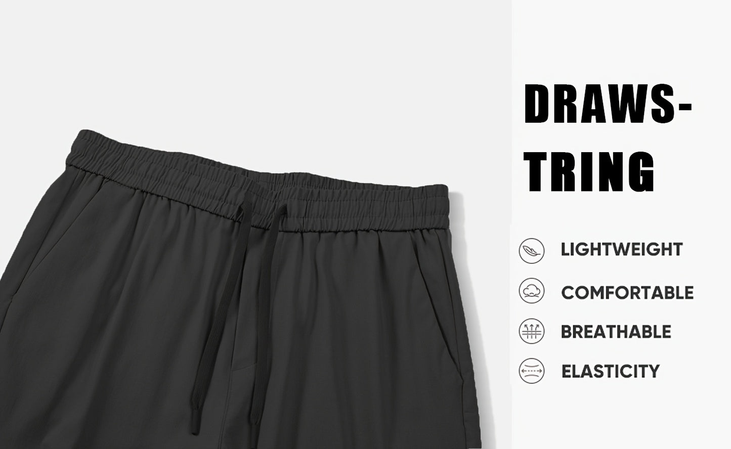 Set of 3 Men'S Relaxed Fit Work Trousers, Casual Cargo Style, Airy And Comfortable Loose Straight Leg Pants Featuring Various Pockets Suitable for All Seasons - Casual Outdoor Trousers Ideal for Hiking And Fishing