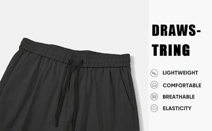 Set of 3 Men'S Relaxed Fit Work Trousers, Casual Cargo Style, Airy And Comfortable Loose Straight Leg Pants Featuring Various Pockets Suitable for All Seasons - Casual Outdoor Trousers Ideal for Hiking And Fishing