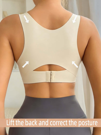 Women's Apricot Knit Sports Bra - product view 12