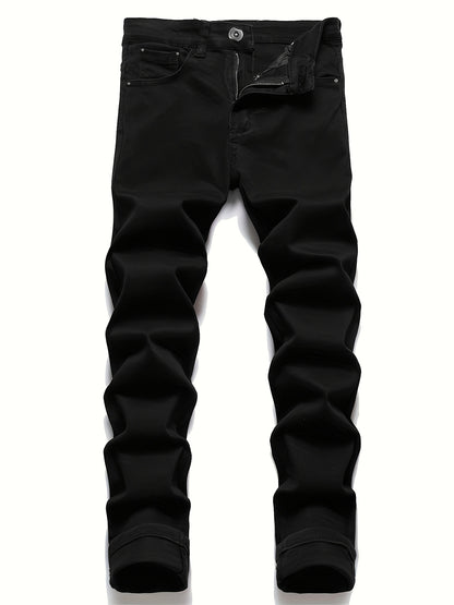 3-Pack Men's Slim Fit Jeans | Business Casual Trousers | Year-Round Versatile Pants | Gift