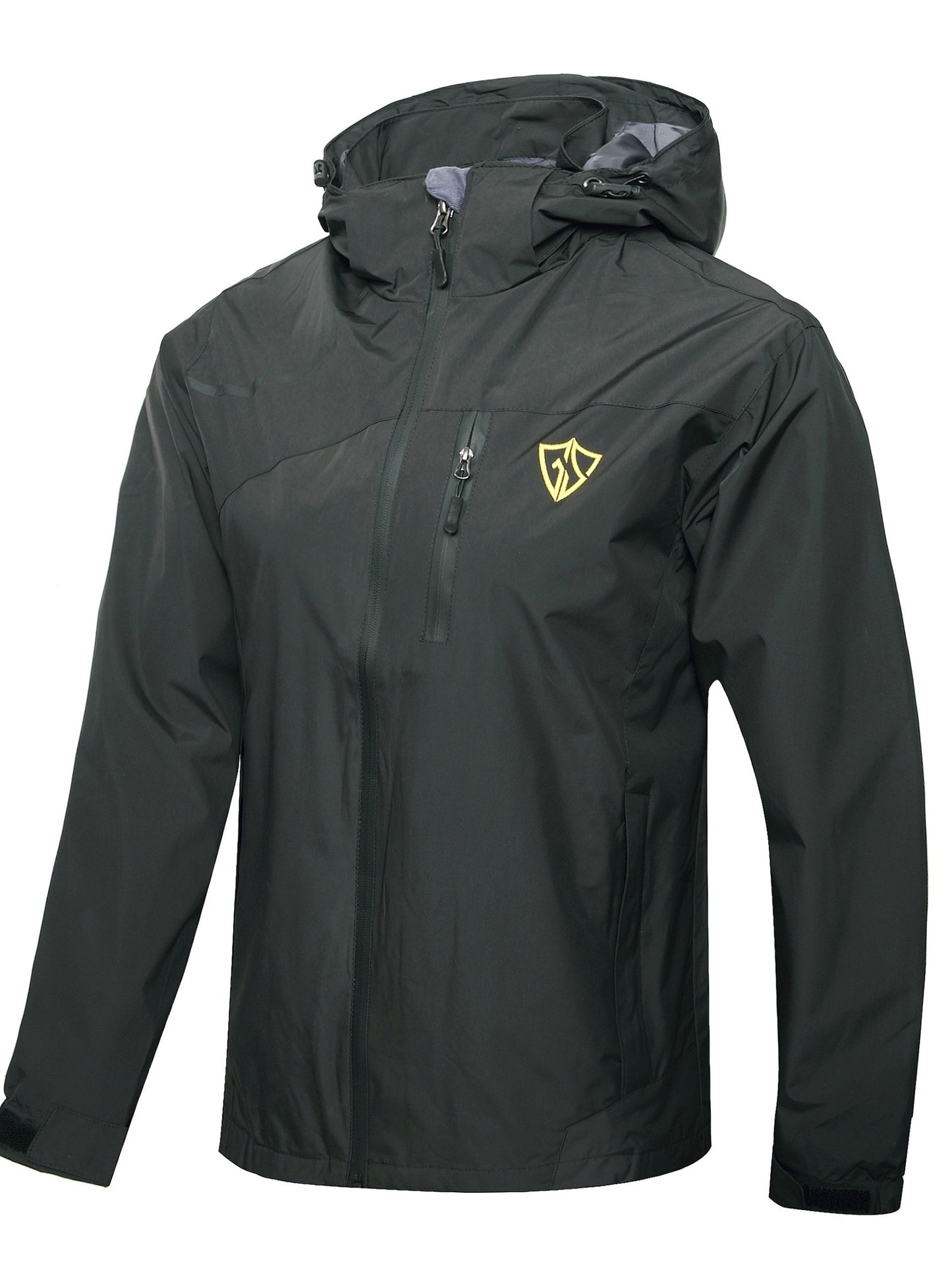 Men'S Rain Jacket Waterproof Lightweight Packable Raincoat Pullover Windbreaker with Hood for Hiking Running