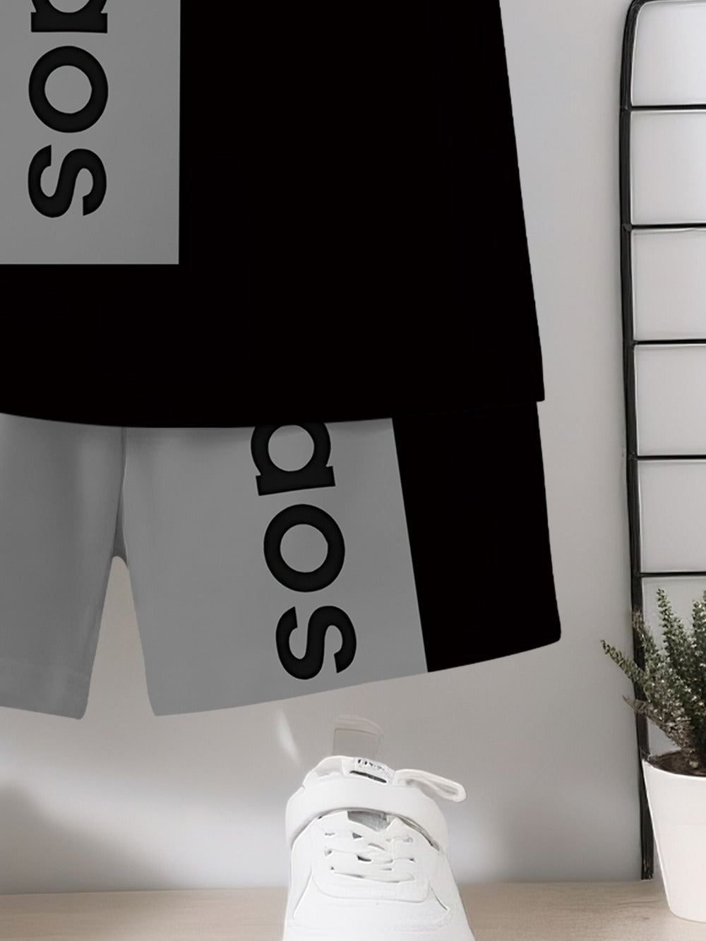 Baby Boy Graphic Outfit Set - Short Sleeve Summer