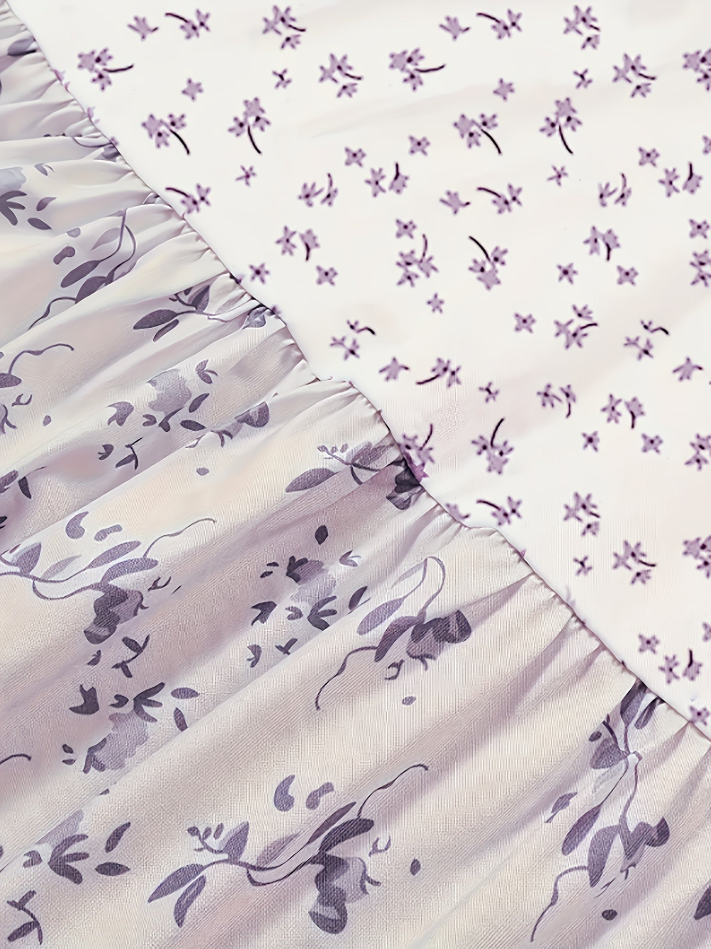 Women's Blue+Pink Floral Printed Dress - product view 25