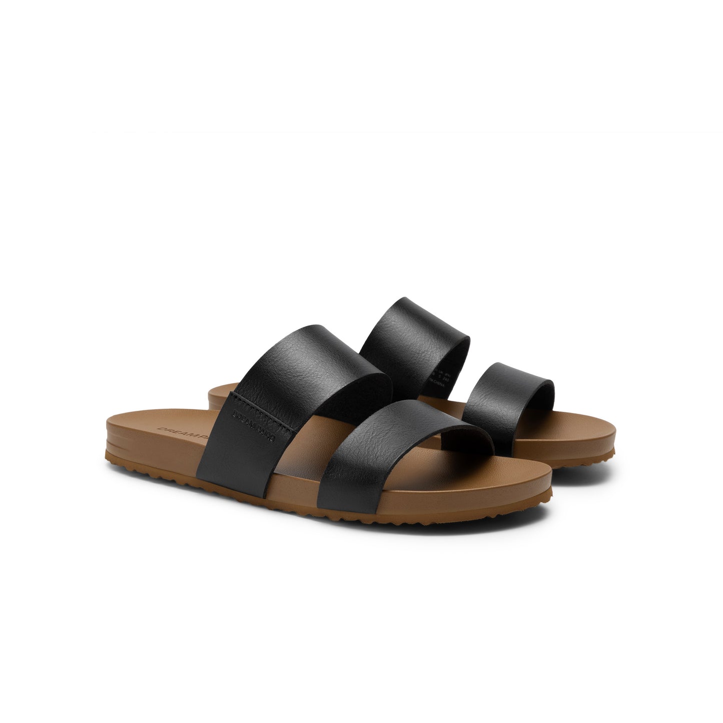 Women's Open Toe Slides Sandals Comfortable Support Footbed Two Strap Slip-on Fashion Casual Beach Vacation Lightweight Flat Sandals Summer for Women