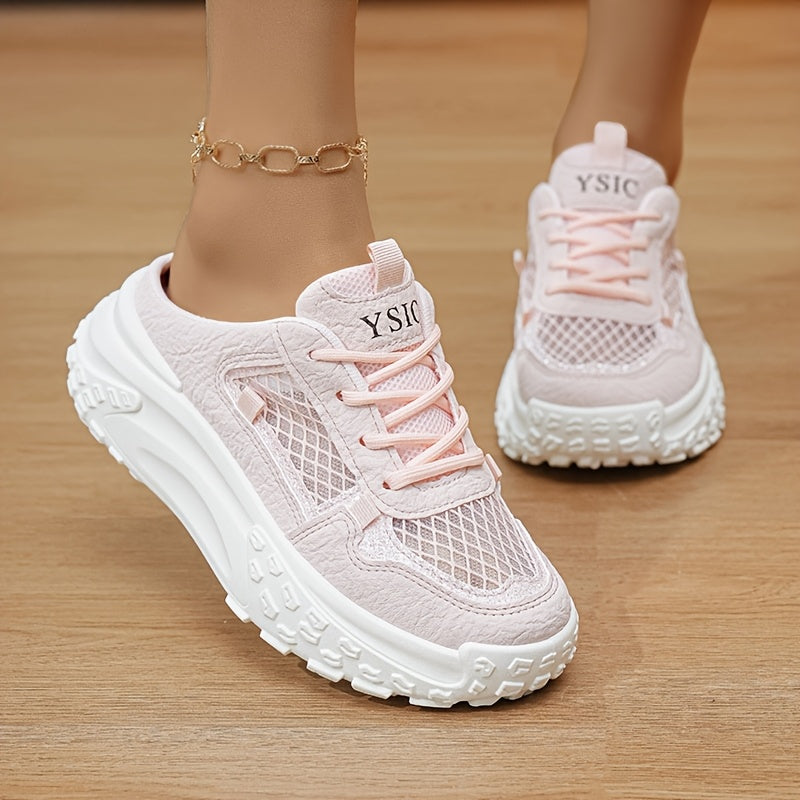 White Slippers Spring Sandals Women's Casual Shoes Simple Style Versatile Fashion Student Shoes Outdoor Outing Campus Style Pink
