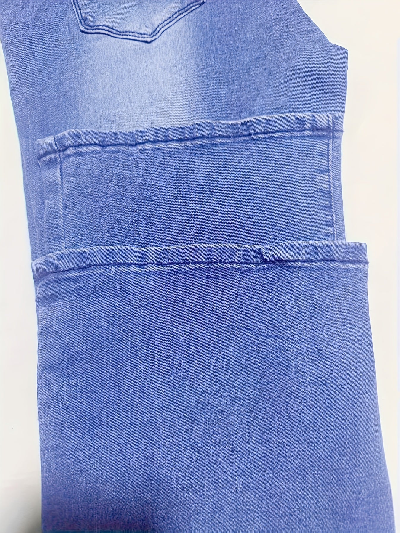 Women's High-Waisted Stretch Jeans - Wide-Leg Bell-Bottom Flared Pants with Cross-Waist , -Like Rayon//Spandex (75/23/2%), All-Season Casual to Dressy Wear, Wrinkle-Resistant Trousers