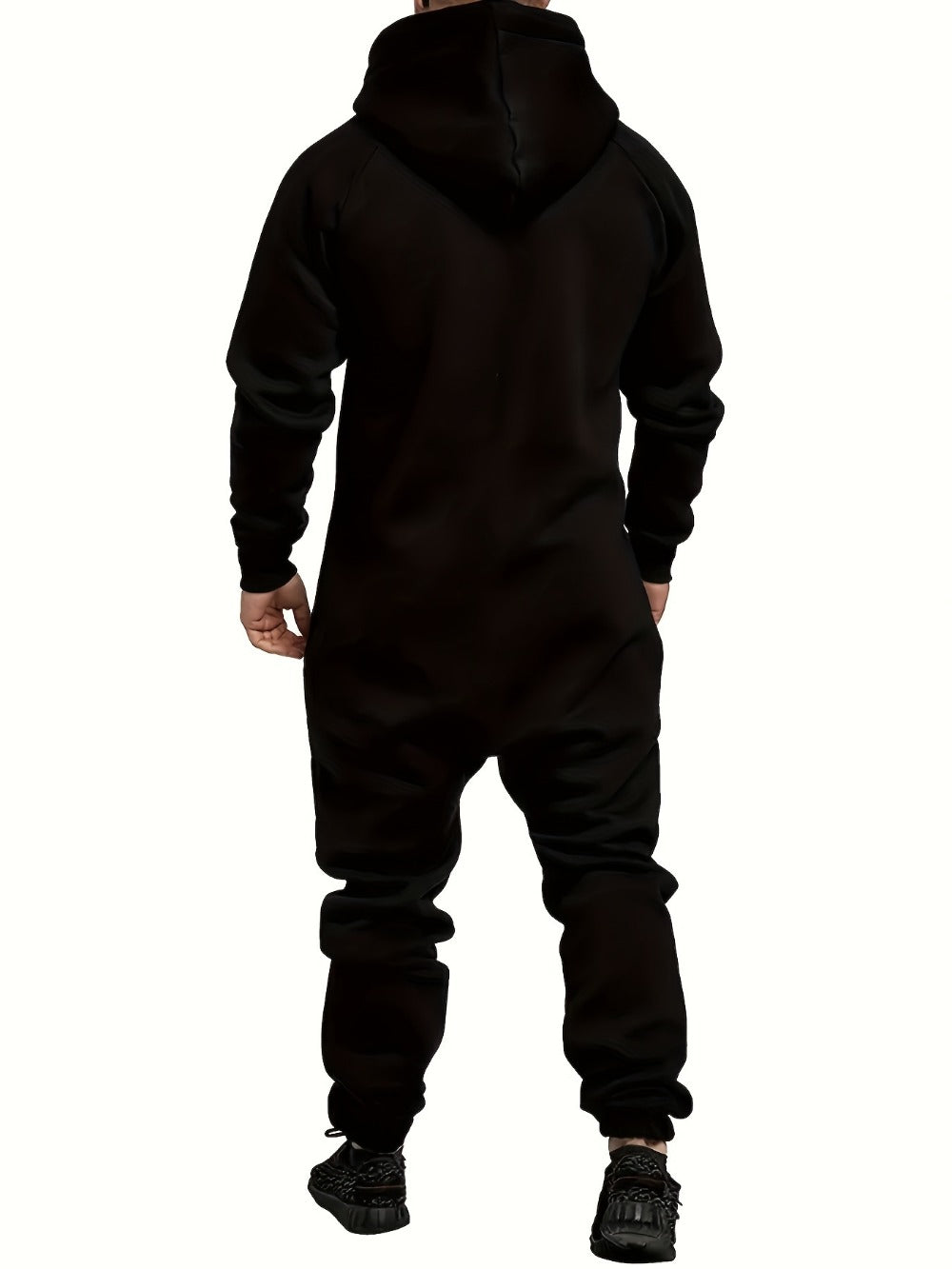 Men's Hooded Coveralls - Full-Zip One-Piece Design Style 3109