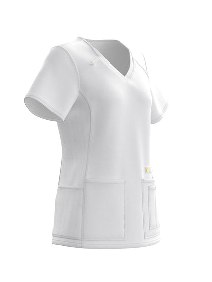 PandaFlex 4 Way Stretch Women Scrub Set Modern Fit V-Neck Top & Multi Pocket Pants 3371